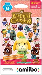 AMIIBO - ANIMAL CROSSING CARDS - PACK OF 6 CARDS - SERIES 4