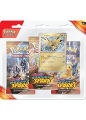 POKEMON - SCARLET VIOLET 8 - SURGING SPARKS - 3 PACK BLISTER - ZAPDOS (ENGLISH)