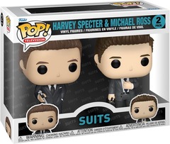 POP - TELEVISION - SUITS - HARVEY SPECTER & MICHAEL ROSS - 2PACK