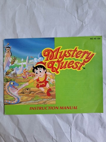 NINTENDO - MYSTERY QUEST - CARTRIDGE AND MANUAL (01)