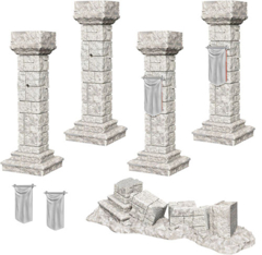 Pathfinder Battles Unpainted Minis - Pillars & Banners