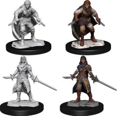 DND UNPAINTED MINIS WV14 HALF-ELF ROGUE FEMALE