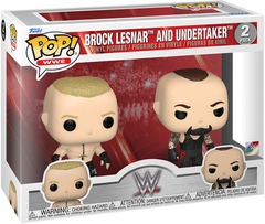 POP - WWE - BROCK LESNAR AND UNDERTAKER - 2 PACK