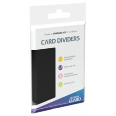 ULTIMATE GUARD - CARD DIVIDERS - BLACK (10)