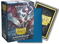 DRAGON SHIELD - 100 MATTE DUAL BLUE SILVER - ANNIVERSARY SPECIAL EDITION