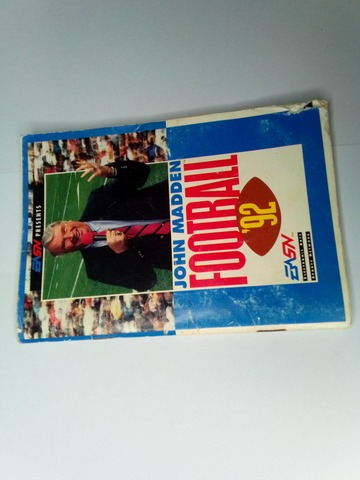 SEGA GENESIS - JOHN MADDEN FOOTBALL 92 - (CIB) - 01