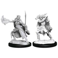 D&D NOLZUR'S MARVELOUS UNPAINTED MINIATURES - WINTER ELADRIN & SPRING ELADRIN