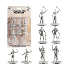 MONSTER MINI FIGURE SET UNPAINTED PEASANT 8pk