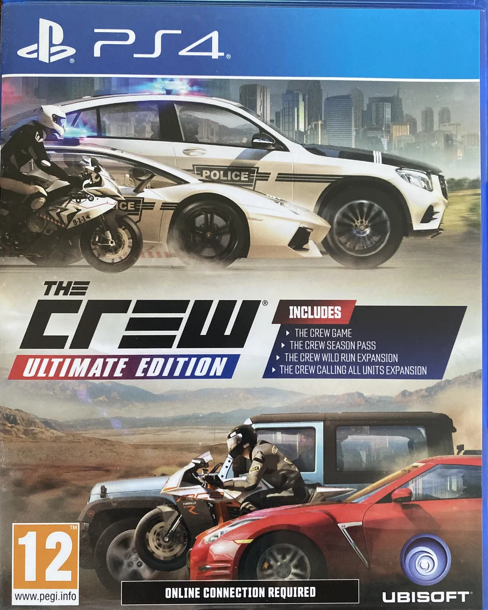 PS4 - THE CREW ULTIMATE EDITION