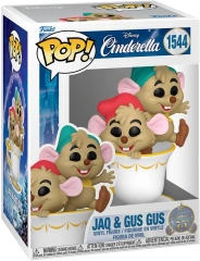 POP - DISNEY - CINDERELLA 75TH ANNIVERSARY - JACK AND GUS IN CUP - 1544