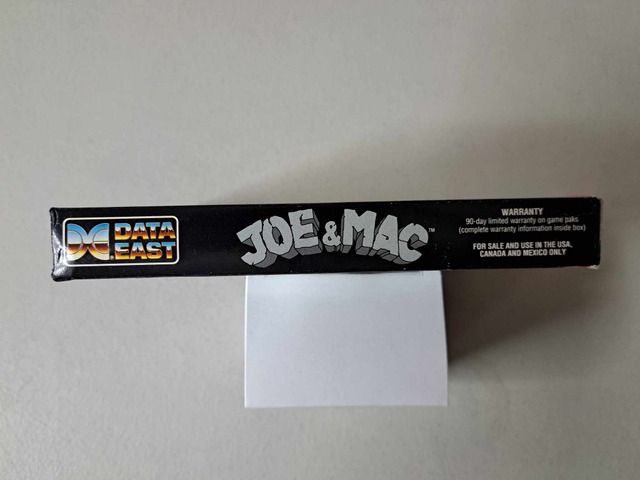NINTENDO - JOE & MAC - COMPLETE IN BOX (01)