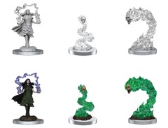 D&D - NOLZUR'S MARVELOUS MINIATURES - DARK SPELLCASTER & FLAMESKULLS