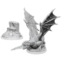 D&D - NOLZUR'S MARVELOUS MINIATURES - WHITE DRAGON WYRMLING