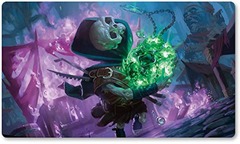 ULTRA PRO - PLAYMAT - MTG COMMANDER SERIES THREE COLOR SHARD - TINYBONES - BLACK STITCHED