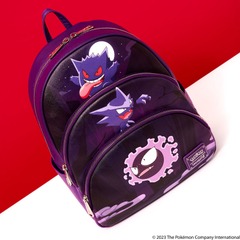 LOUNGEFLY - POKEMON - GENGAR EVOLUTION - TRIPLE POCKET BACKPACK