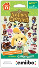 AMIIBO - ANIMAL CROSSING CARDS - PACK OF 6 CARDS - SERIES 1