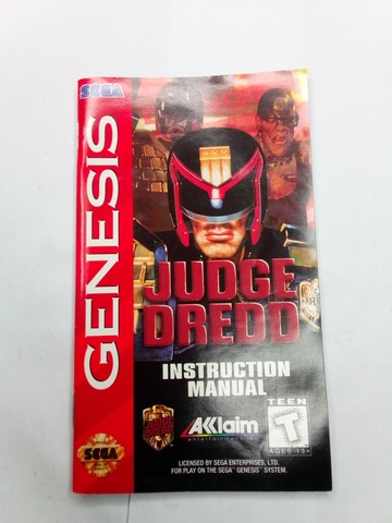 SEGA - JUDGE DREDD - CIB - 01
