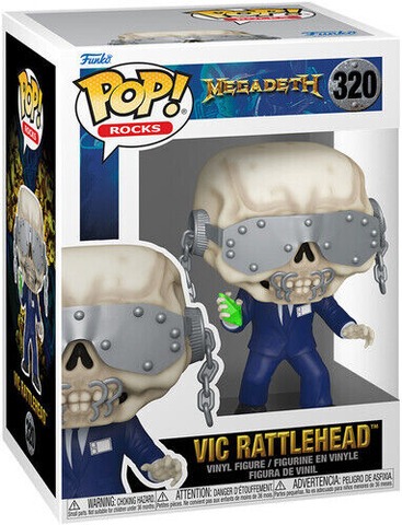 POP - ROCKS - MEGADETH - VIC RATTLEHEAD - 320