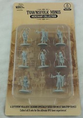 MONSTER MINI FIGURE SET UNPAINTED MERCHANT 8pk