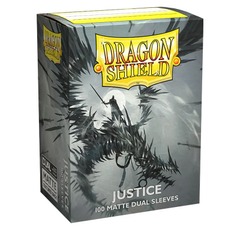 DRAGON SHIELD - 100 MATTE DUAL SLEEVES - JUSTICE