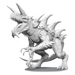 DUNGEONS & DRAGONS 5 - ICONS OF THE REALMS - GARGANTUAN TARRASQUE PREMIUM UNPAINTED FIGURE