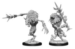 D&D NOLZUR'S MARVELOUS UNPAINTED MINIATURES - GNOLL WITHERLINGS