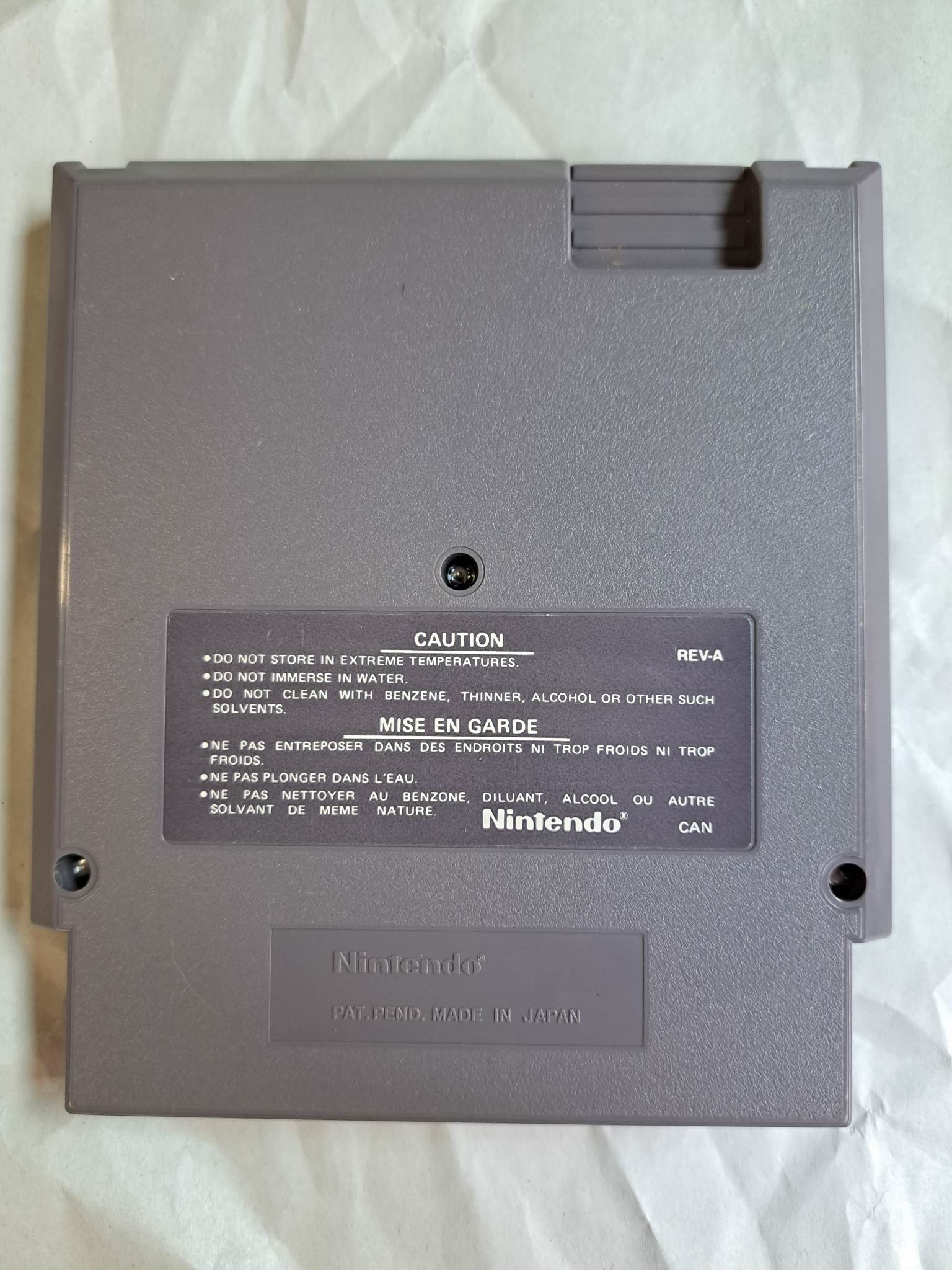 NINTENDO - RAD RACER - CARTRIDGE ONLY (01)