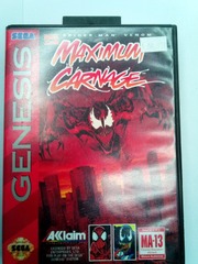 SEGA - MAXIMUM CARNAGE - CARTRIDGE AND BOX ONLY - 01