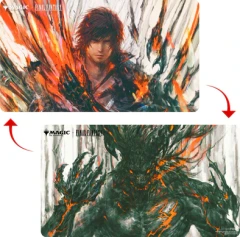 ULTRA PRO - PLAYMAT DOUBLE SIDED PREMIUM - MTG UNIVERSE BEYOND - FINAL FANTASY - CLIVE, IFRIT'S DOMINANT