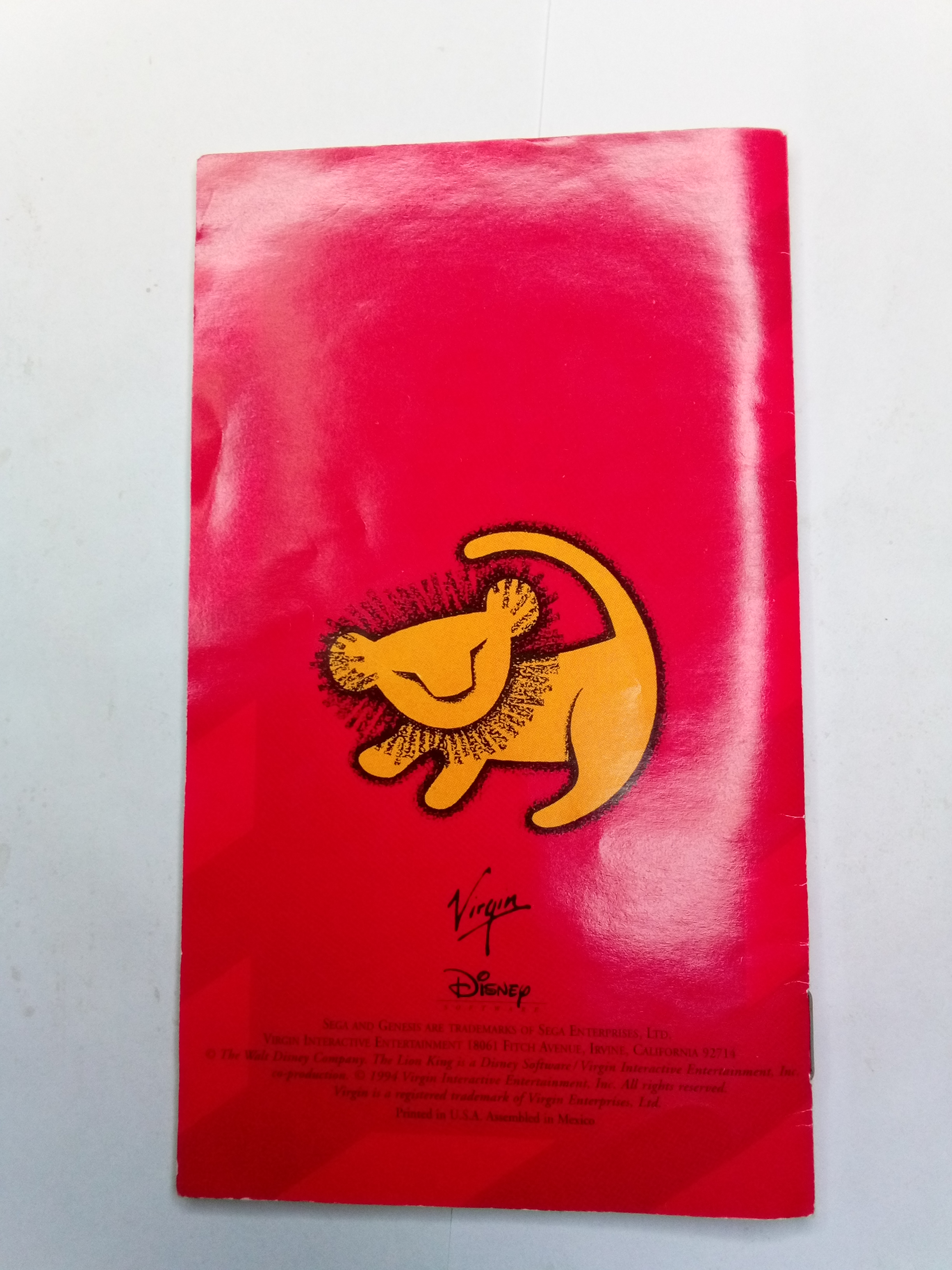 SEGA - THE LION KING - CIB -01