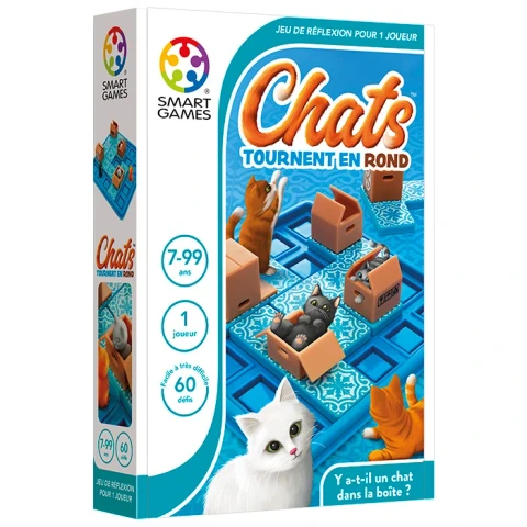 SMART GAMES  -  CHATS TOURNENT EN ROND (FRANÇAIS)