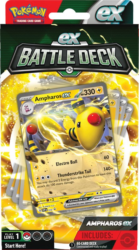 POKEMON - BATTLE DECK - AMPHAROS EX POKEMON - BATTLE DECK - AMPHAROS EX