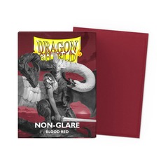 DRAGON SHIELD - SLEEVES - MATTE - BLOOD RED NON-GLARE 100CT