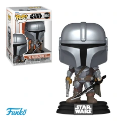 POP - STAR WARS - THE MANDALORIAN WITH DARK SABER - 663