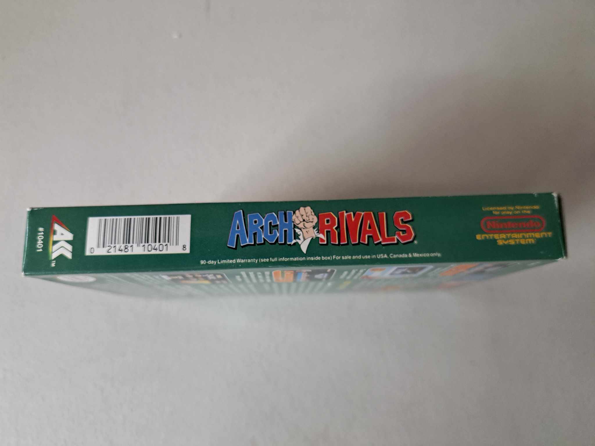 NINTENDO - ARCH RIVALS - COMPLETE IN BOX (01)