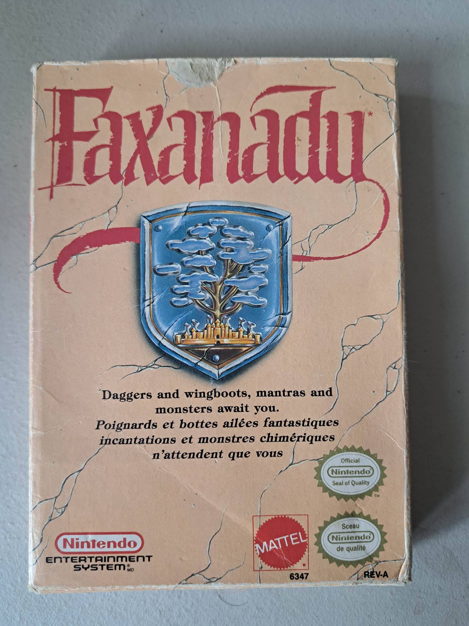 NINTENDO - FAXANADU - CARTRIDGE WITH BOX (02)