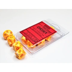 CHESSEX - FESTIVE SUNBURST RED - 10 D10