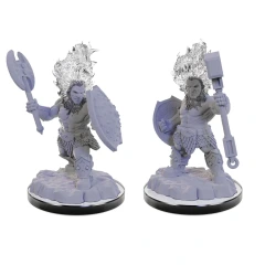 D&D NOLZUR'S MARVELOUS MINIATURES  -  AZER WARRIORS (2)