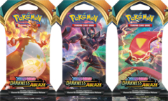 POKEMON - SWORD & SHIELD - DARKNESS ABLAZE - SLEEVED BOOSTER - RANDOM ART