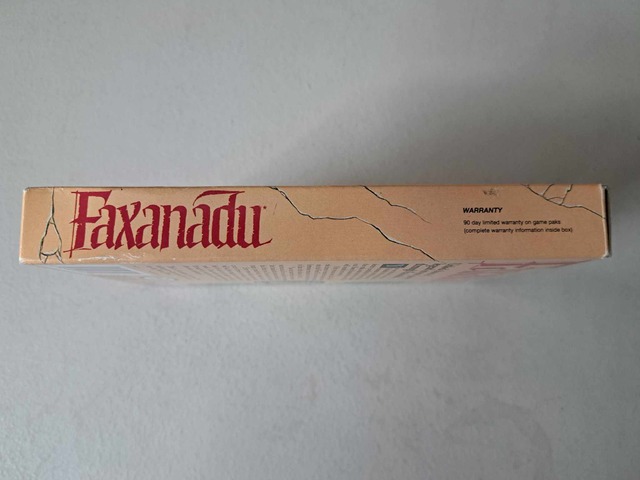 NINTENDO - FAXANADU - COMPLETE IN BOX (01)