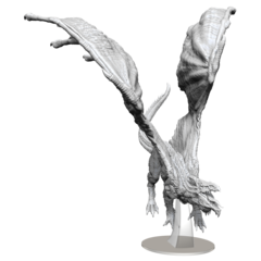 D&D NOLZUR'S MARVELOUS UNPAINTED MINIATURES - ADULT WHITE DRAGON