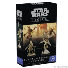 STAR WARS - LEGION - SUN FAC & POGGLE THE LESSER COMMANDER OPERATIVE EXPANSION