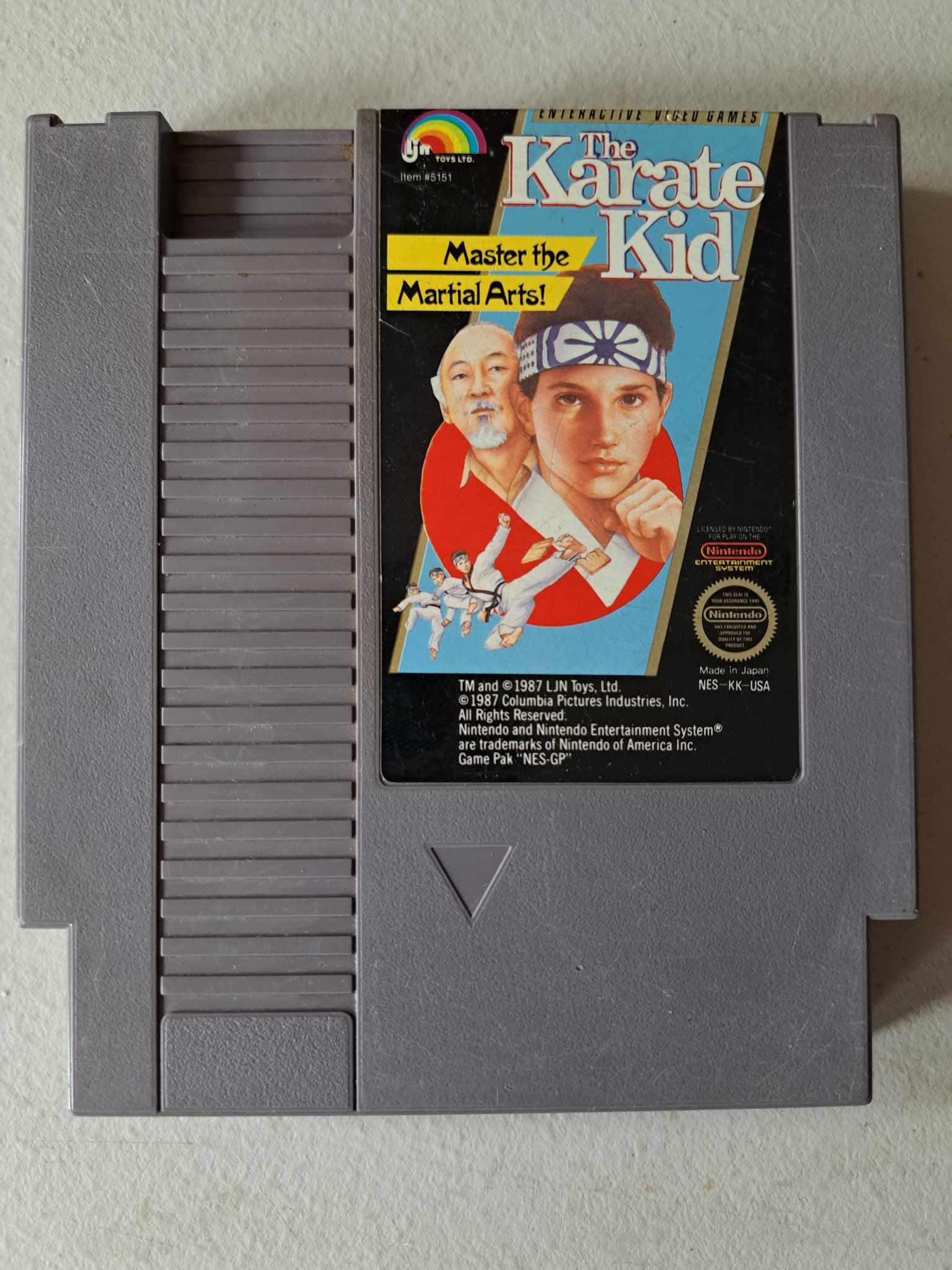 NINTENDO - THE KARATE KID - COMPLETE IN BOX (01)