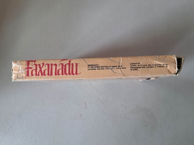 NINTENDO - FAXANADU - CARTRIDGE WITH BOX (02)