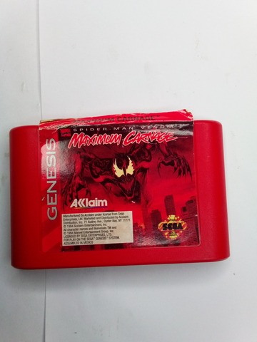 SEGA - MAXIMUM CARNAGE - CARTRIDGE AND BOX ONLY - 01