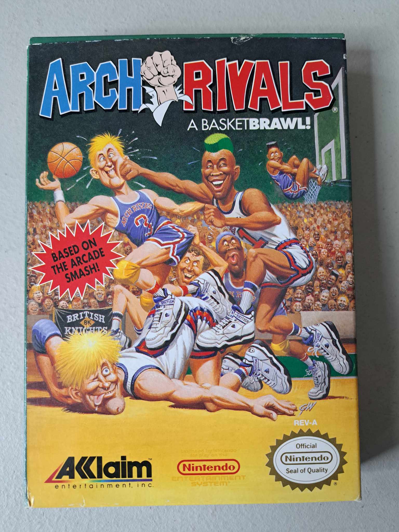 NINTENDO - ARCH RIVALS - COMPLETE IN BOX (01)