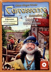 CARCASSONNE - EXTENSION #5 - MAIRE ET MONASTERES (FRANÇAIS)