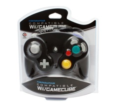 Wii / GameCube Wired Controller (Black)