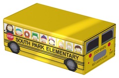 ULTIMATE GUARD - SOUTH PARK - SQUAROES - COLLECTORS CASE (900+) - SCHOOL BUS