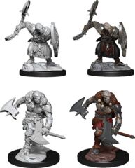 DND UNPAINTED MINIS WV14 WARFORGED BARBARIAN